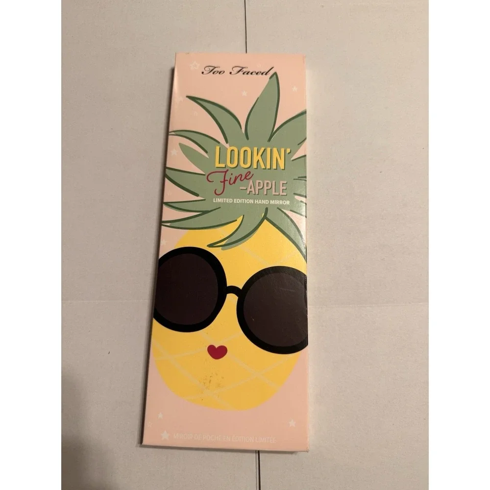 Too Faced Tutti Frutti Pineapple Hand Mirror Lookin' Fine-Apple New in Box
